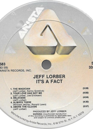 Jeff Lorber : It's A Fact (LP, Album, Hau)