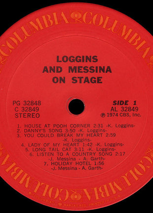 Loggins And Messina : On Stage (2xLP, Album, Pit)