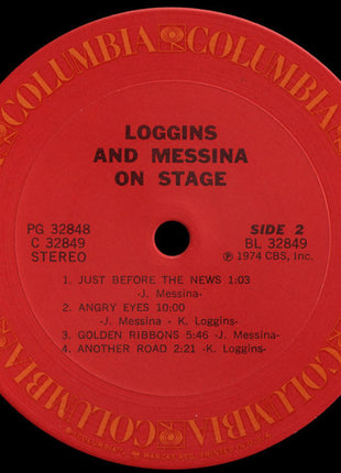 Loggins And Messina : On Stage (2xLP, Album, Pit)