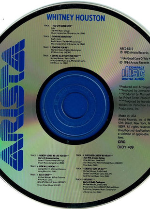 Whitney Houston : Whitney Houston (CD, Album, Club, RE, CRC)