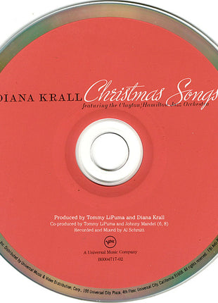 Diana Krall Featuring The Clayton/Hamilton Jazz Orchestra* : Christmas Songs (CD, Album)