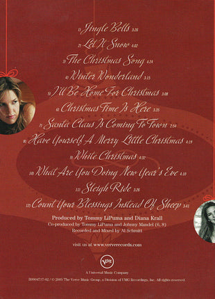 Diana Krall Featuring The Clayton/Hamilton Jazz Orchestra* : Christmas Songs (CD, Album)