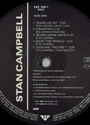 Stan Campbell : Stan Campbell (LP, Album)