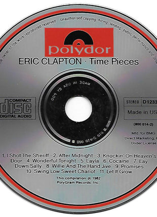 Eric Clapton : Time Pieces - The Best Of Eric Clapton (CD, Comp, Club, RE, PDO)