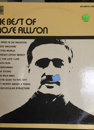Mose Allison : The Best Of Mose Allison (LP, Comp, RE, Pre)