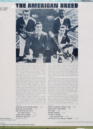 The American Breed : The American Breed (LP, Album, Mon)