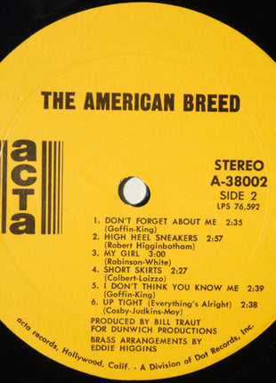 The American Breed : The American Breed (LP, Album, Mon)