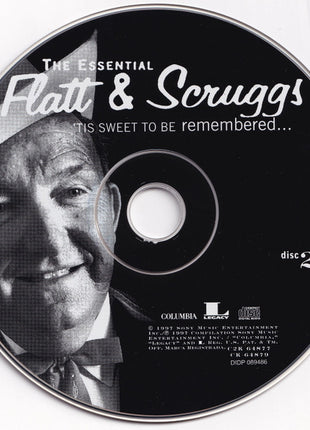 Flatt & Scruggs : The Essential Flatt & Scruggs: 'Tis Sweet To Be Remembered... (2xCD, Comp, Mono)