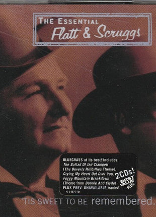 Flatt & Scruggs : The Essential Flatt & Scruggs: 'Tis Sweet To Be Remembered... (2xCD, Comp, Mono)