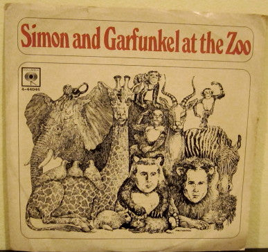 Simon & Garfunkel : At The Zoo (7", Single, Pit)