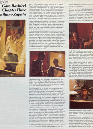 Gato Barbieri : Chapter Three: Viva Emiliano Zapata (LP, Album, Quad, Gat)