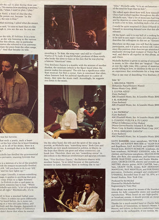 Gato Barbieri : Chapter Three: Viva Emiliano Zapata (LP, Album, Quad, Gat)