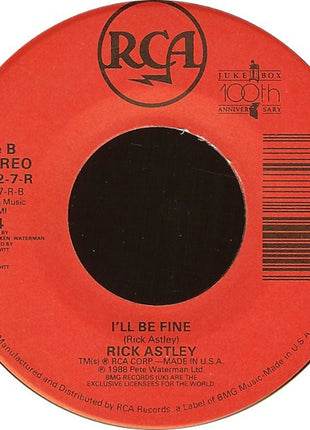 Rick Astley : Giving Up On Love (7", Single)