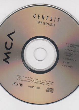 Genesis : Trespass (CD, Album, RE)