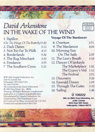 David Arkenstone : In The Wake Of The Wind (CD, Album, Club)