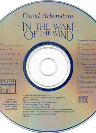 David Arkenstone : In The Wake Of The Wind (CD, Album, Club)