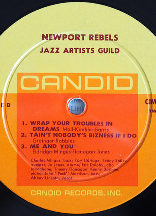 Charles Mingus, Max Roach, Eric Dolphy, Roy Eldridge, Jo Jones : Newport Rebels (LP, Album, Mono)