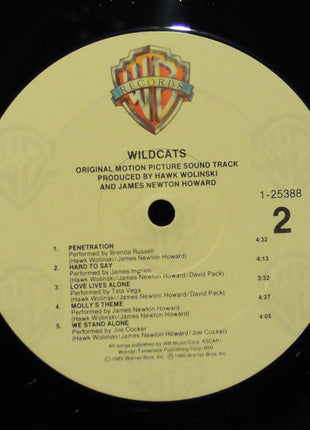 Various : Wildcats - Original Motion Picture Soundtrack (LP, Album, Comp)