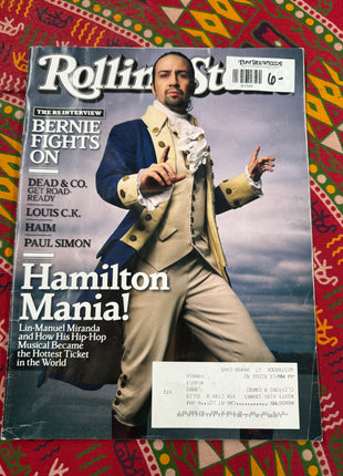 Rolling Stone Magazine Hamilton Mania