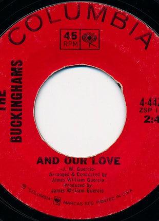 The Buckinghams : Hey Baby (They're Playing Our Song) / And Our Love (7", Single, Styrene, Pit)