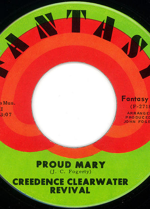 Creedence Clearwater Revival : Proud Mary / Born On The Bayou (7", Single, Roc)