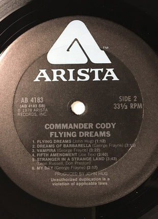 Commander Cody : Flying Dreams (LP, Album, Ter)