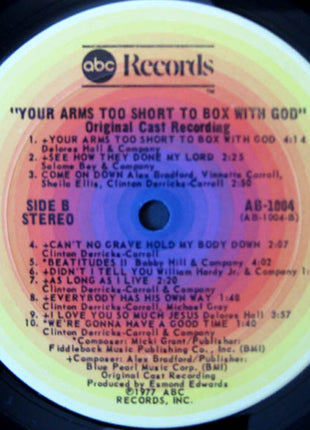 Various : Your Arms Too Short To Box With God (Original Broadway Cast) (LP)