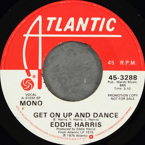 Eddie Harris : Get On Up And Dance (7", Mono, Promo, SP )