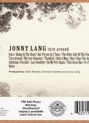 Jonny Lang : Turn Around (CD, Album)