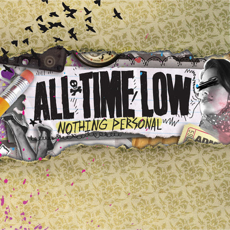 the album cover for All Time Low - Nothing Personal