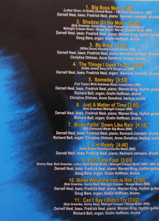 Kenny Neal : Blues Fallin' Down Like Rain (CD, Album, Enh, Promo)