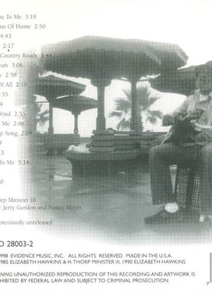 Ted Hawkins : Love You Most Of All: More Songs From Venice Beach (CD, Comp)