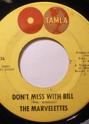 The Marvelettes : Don't Mess With Bill / Anything You Wanna Do (7", Single, Mono, ARP)