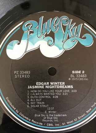 Edgar Winter : Jasmine Nightdreams (LP, Album, Pit)