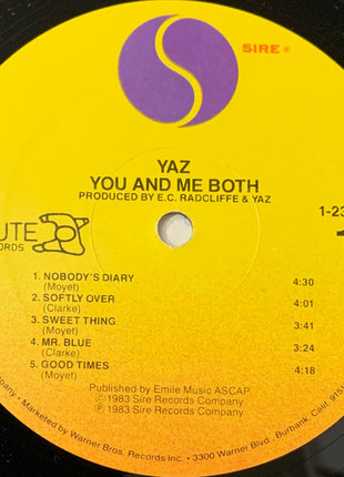 Yazoo : You And Me Both (LP, Album, All)