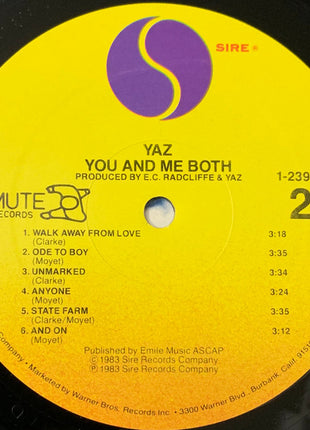 Yazoo : You And Me Both (LP, Album, All)