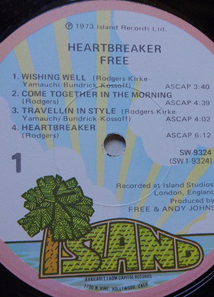 Free : Heartbreaker (LP, Album, Los)