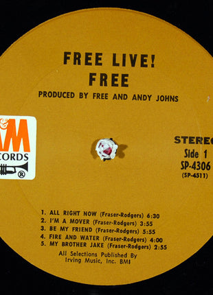 Free : Free Live! (LP, Album)
