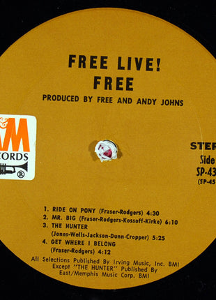 Free : Free Live! (LP, Album)
