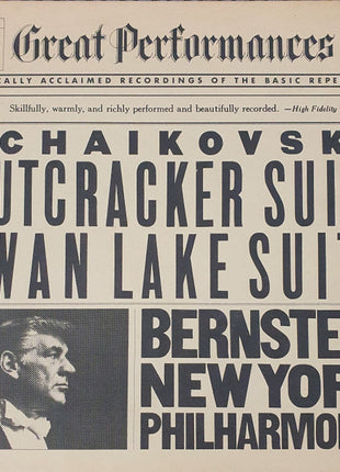 Pyotr Ilyich Tchaikovsky, Leonard Bernstein, New York Philharmonic : Nutcracker Suite / Swan Lake Suite (LP, Comp)