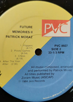 Patrick Moraz : Future Memories II (LP, Album)