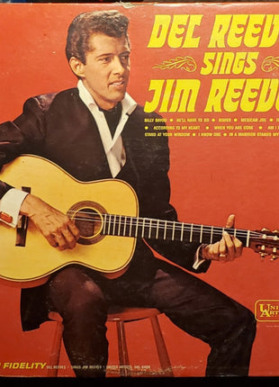 Del Reeves : Del Reeves Sings Jim Reeves (LP, Album, Mono)