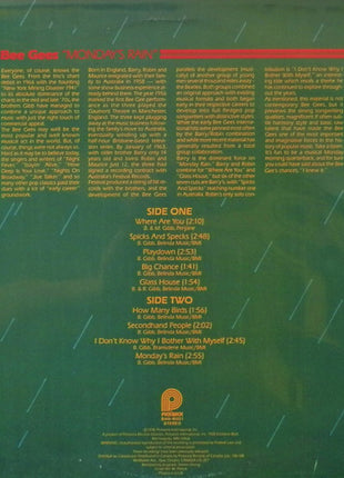 Bee Gees : Monday's Rain (LP, Comp, RM)