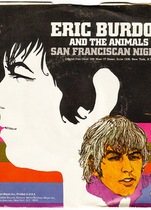 Eric Burdon And The Animals* : San Franciscan Nights (7", Single)
