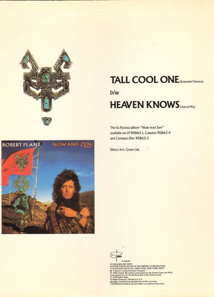 Robert Plant : Tall Cool One (12", Promo)