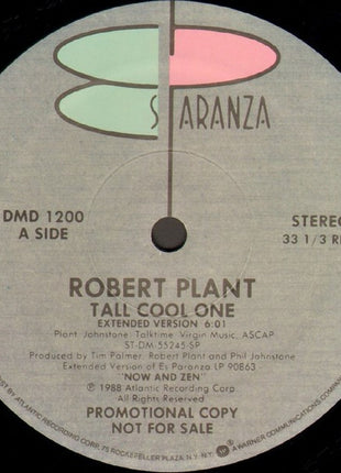 Robert Plant : Tall Cool One (12", Promo)