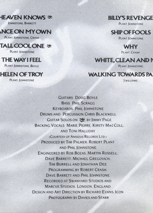 Robert Plant : Now And Zen (CD, Album, RE, RP)