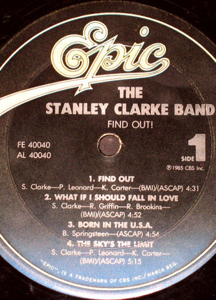 The Stanley Clarke Band : Find Out! (LP, Album, Pit)