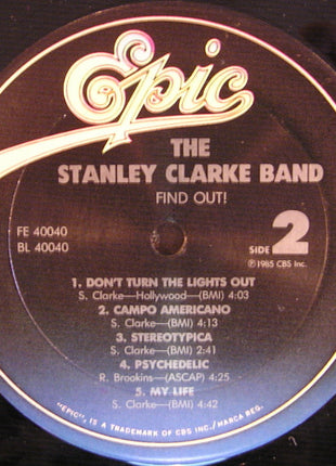 The Stanley Clarke Band : Find Out! (LP, Album, Pit)