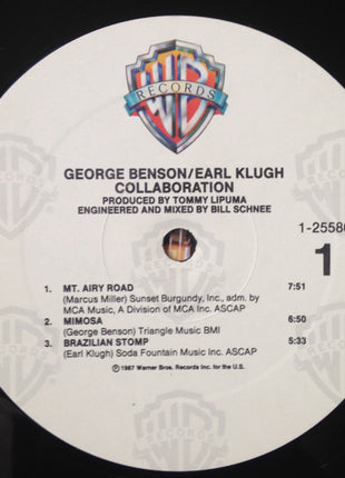 George Benson / Earl Klugh : Collaboration (LP, Album, All)